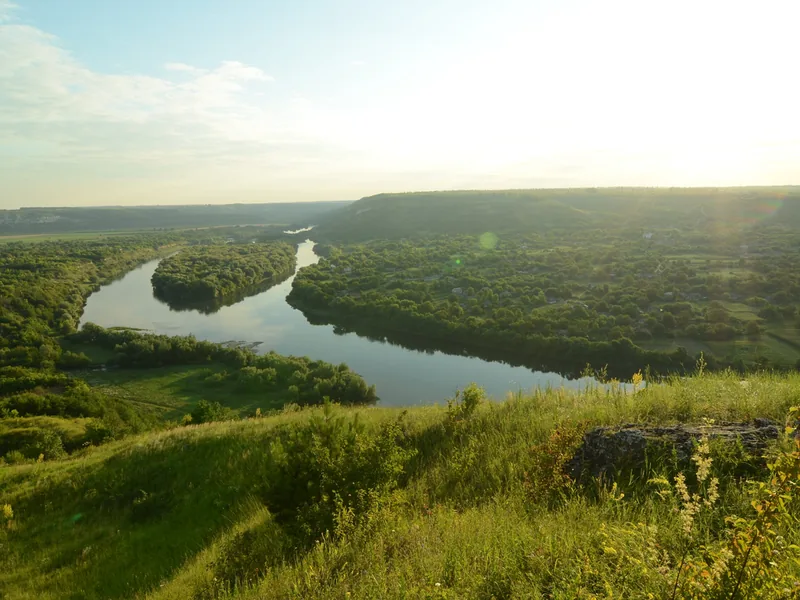 Nistru (Dniester) river valley