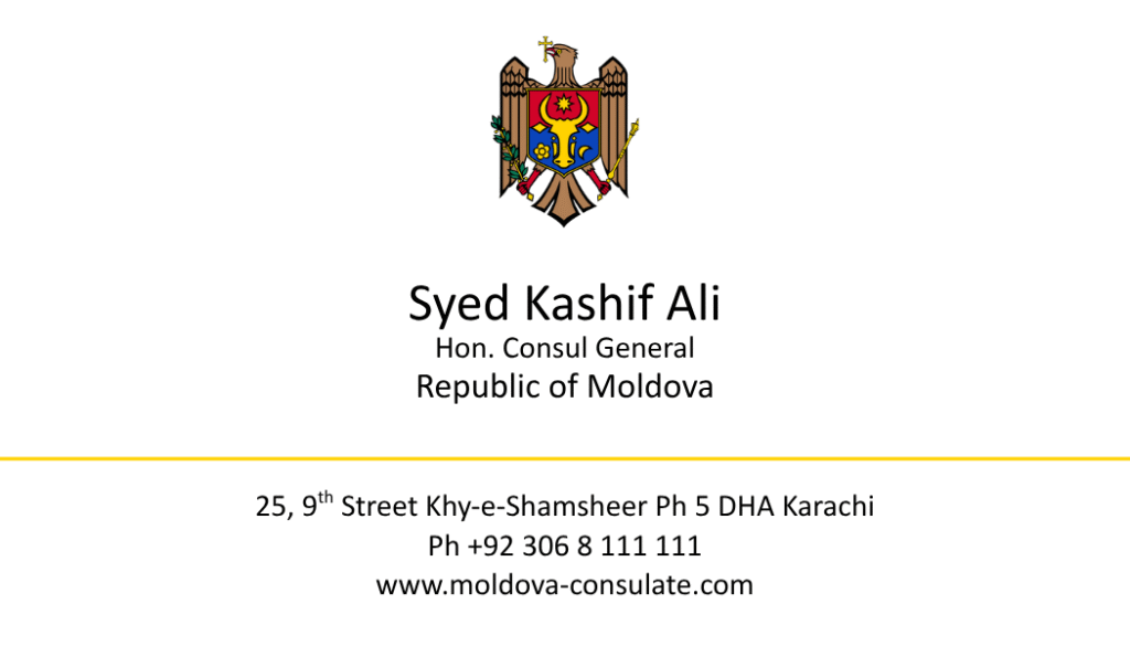 CONSULATE OF MOLDOVA - PAKISTAN