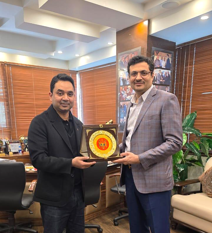 Hon Consul Mr. Kashif Ali Holds Official Meeting with Chairman of Crown Group