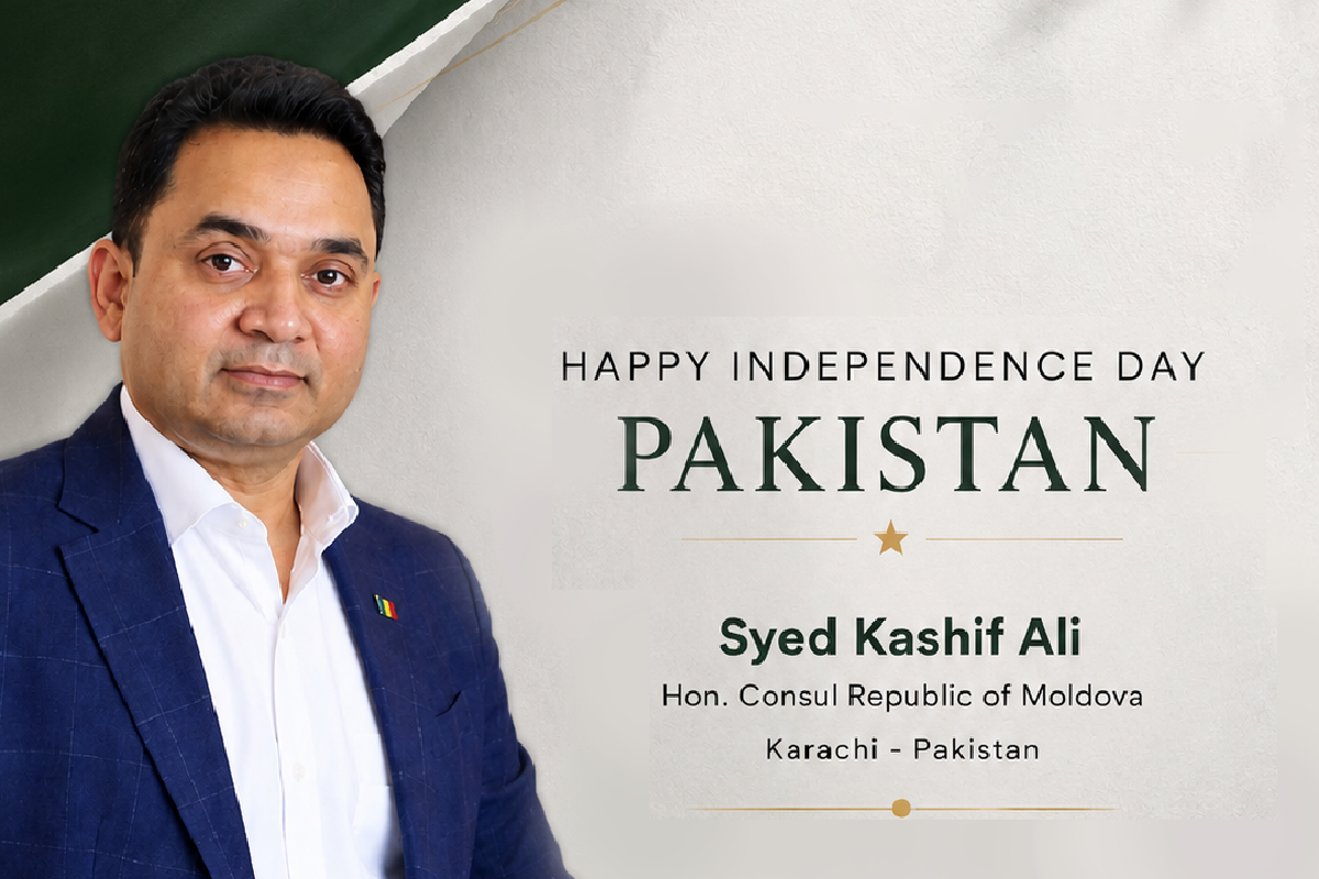 Hon. Consul Syed Kashif Ali Extends Warm Wishes on Pakistan's 79th Independence Day