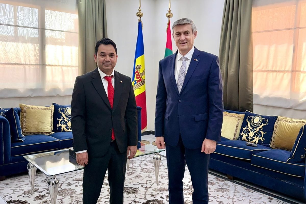 H.E. Syed Kashif Ali Visits Moldovan Embassy in the UAE